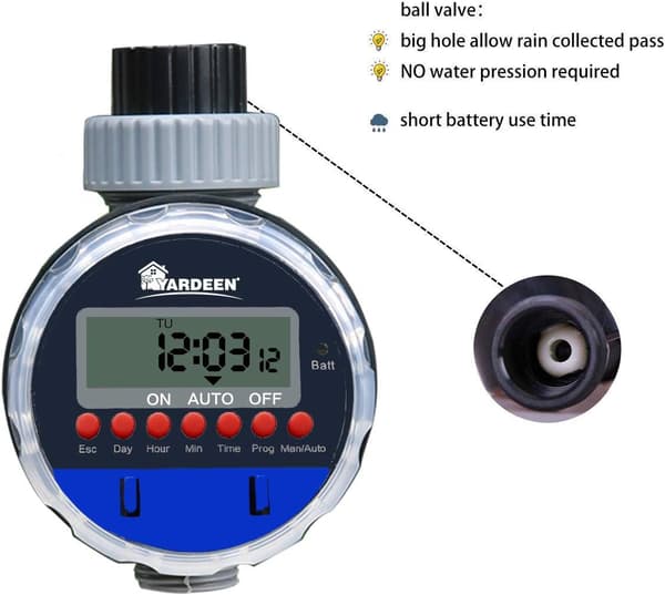 Elektronisk timer Havevanding Controller Digital intell