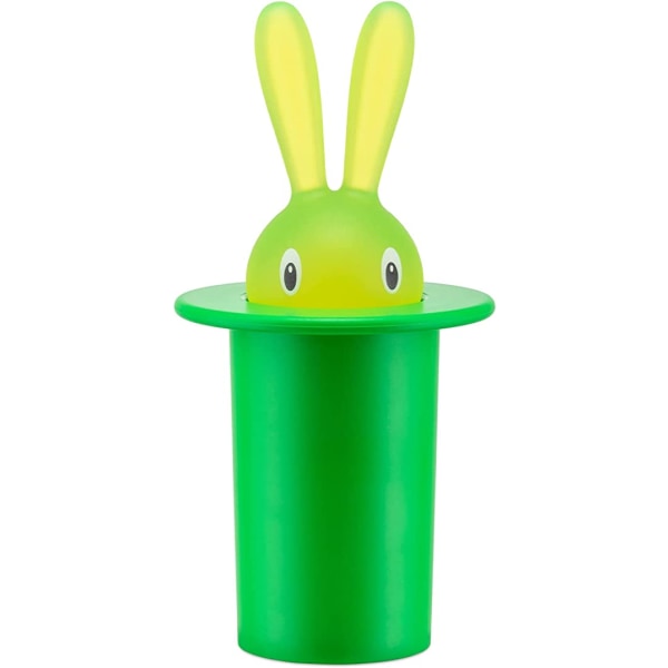 Søt kanin manuell tannpirkerboks (grønn), termoplastisk harpiks De