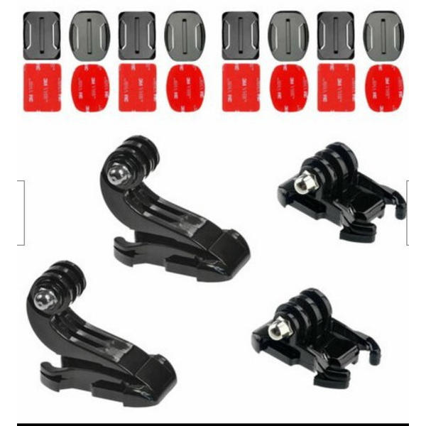 GoPro-tillbehör 3 set cykelsport kamerafäste kit: hög q