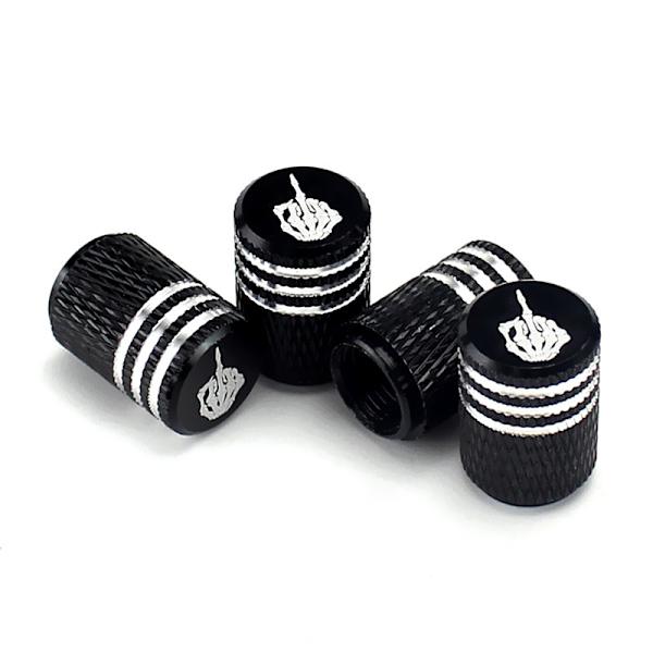 12 st däckventilskaftlock - Laser Skull ventilhattar bil däck C