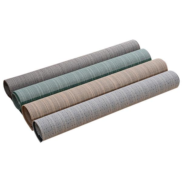 4 kpl PVC-alustaa, 4 väriä, liukumattomat ja pestävät, lämmönkestävät ja