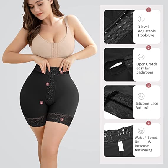 Formkläder för Kvinnor Magkontroll Kroppsshaper Shorts Butt Lifter