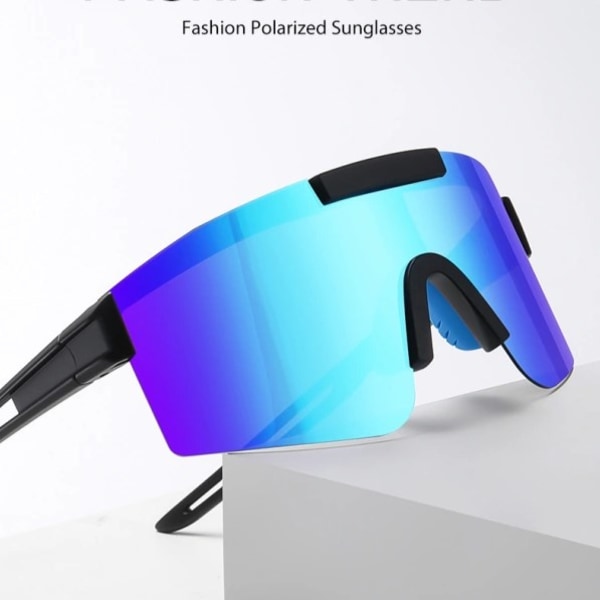 1ST ,blå is Polariserade solglasögon för män Kvinnor UV-skydd