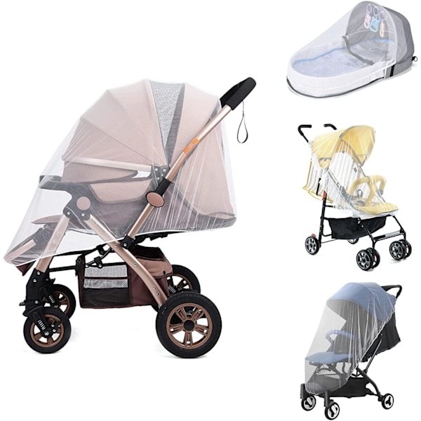 Myggnett for barnevogn, baby myggnett