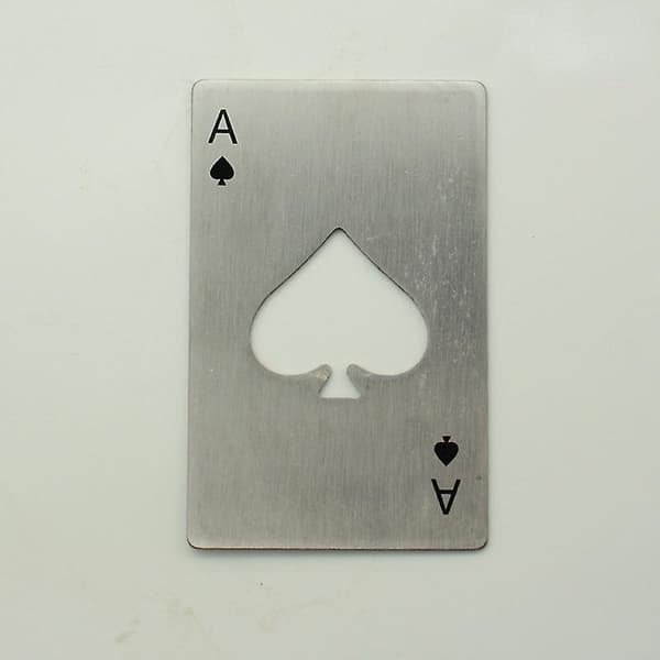 3 farver multi-tool poker multifunktion lommekort flaske credi