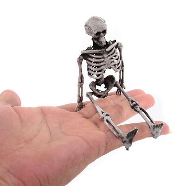 Halloween mini skelet kostume simulation kranie skelet spøgelse