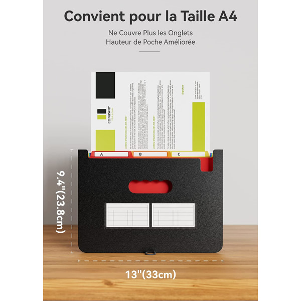 A4 Sorter 25 Lommer/Dokument Opbevaring/Papir Opbevaring- Sorter Docu