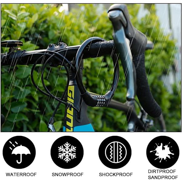 Sort cykel lås, elektrisk scooter lås, cykel lås, scooter