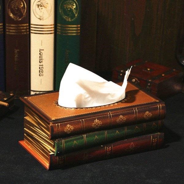 Vevholder, Vevboksdeksel Serviettholder Tre Facial Tissue