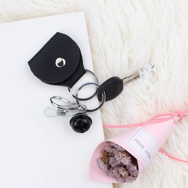 Guitar Plectrum, 2 Læder Plectrum Lommer, PU Læder Plectrum