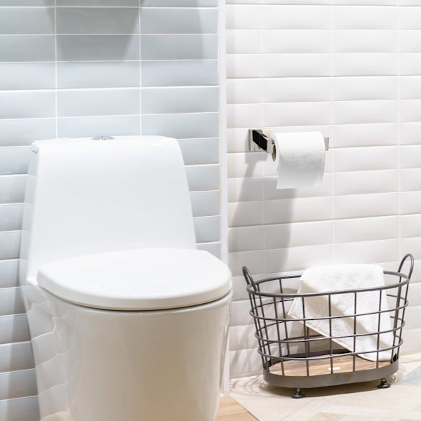 Kiillotettu WC-paperiteline, ruostumattomasta teräksestä valmistettu teline WC-paperille