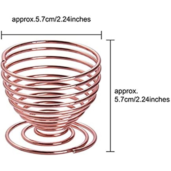 Svampeblenderholder, (2 stk. rosaguld) Makeup-svampe tørrestativ