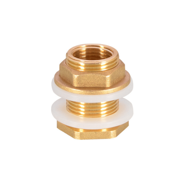 4 stk G3/4 messing vanntank vannledning rørtilkobling adapter kran
