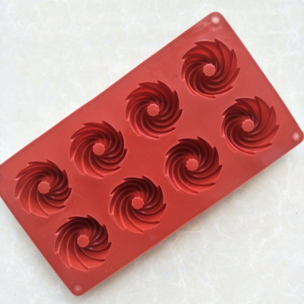 3 stk Vortex silikonformer for å lage sjokolade, godteri, pudding,