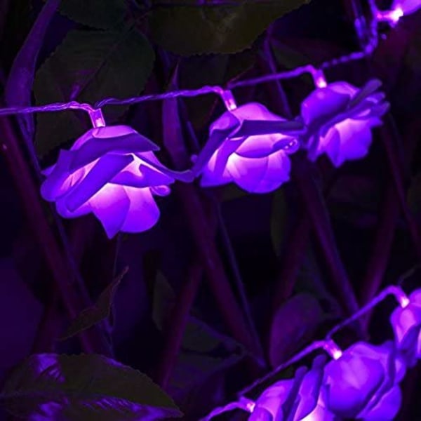 20 Led USB-käyttöinen Premium String Romantic Flower Rose Fair