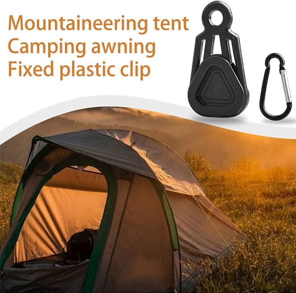 10-pack tältklämmor - Hög hållfasthet och hållbarhet - Perfekt för camping