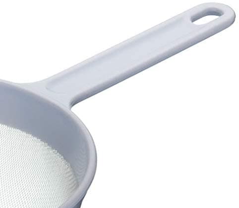 7 cm, (hvit) rund nylon mesh plast sil
