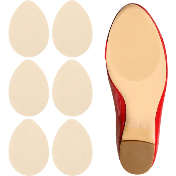 12 Pieces Self-adhesive Anti-Slip Pads for High-Heeled Shoes, Se