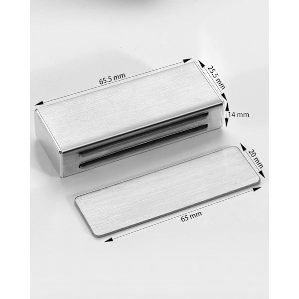 Skåpsdörrmagnet Stark Självhäftande Set om 2 Magnetiska Dörrlås