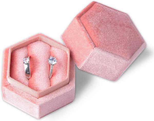 Vigselring Ask, Corduroy Hexagonal Ring Ask 2 Fack Ring Ask w