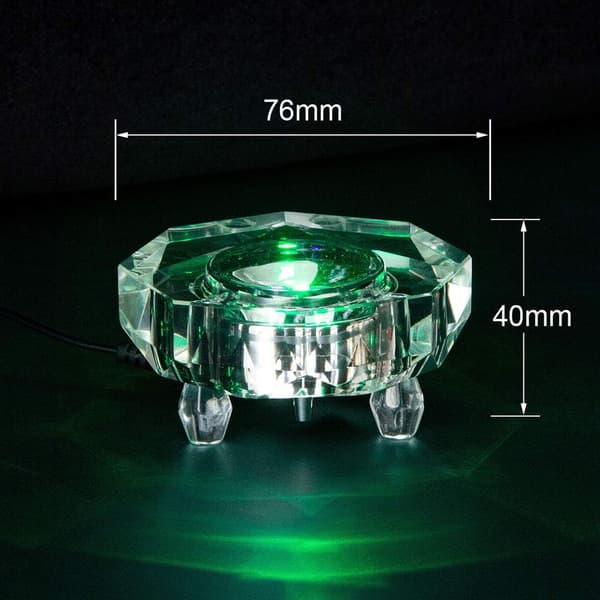 Krystall LED-lysbase for 3D-krystallskjerm Lighted Up Pedesta