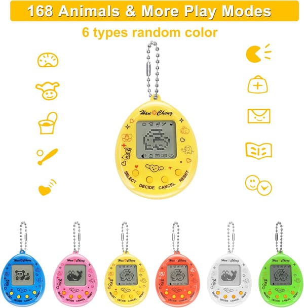 Virtuella husdjur leksak 3PCS Digital Pet Game Console Handheld Machine