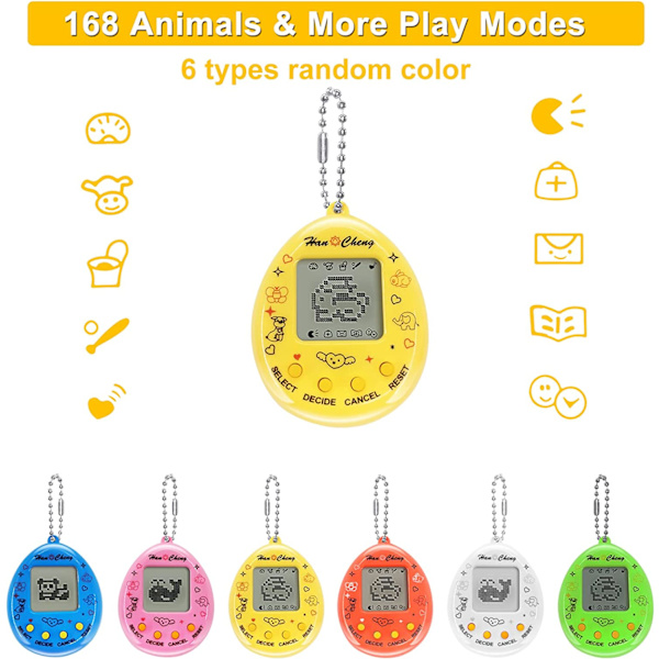 Virtuelle kæledyr legetøj 3PCS Digital Pet Game Console Håndholdt maskine