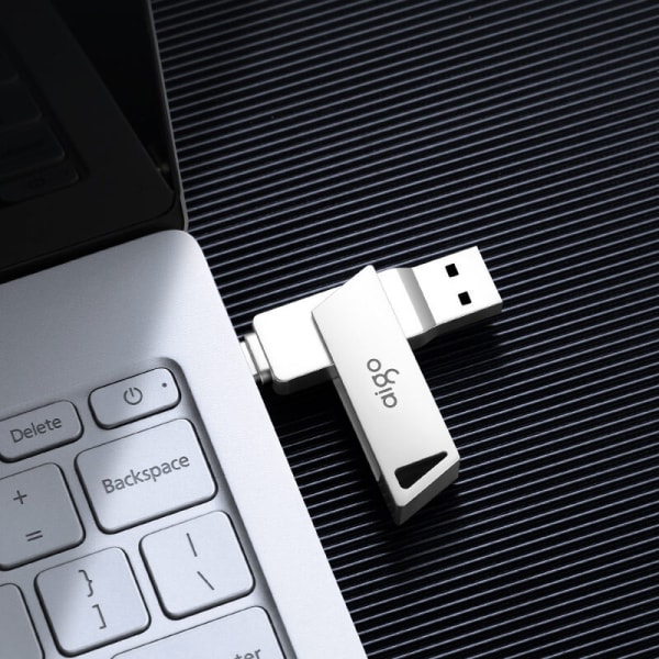 USB Flash Drive 128 GB USB C doble kontakter, Type C 3.1 og USB