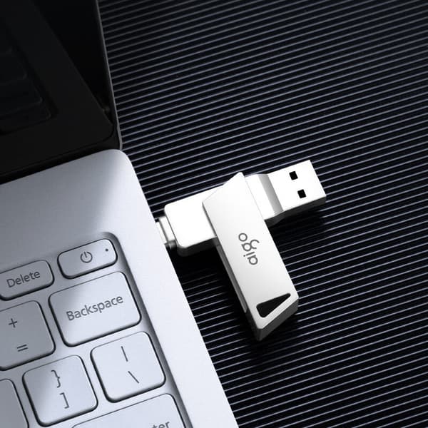 USB-minne 128 GB USB C dubbla kontakter, typ C 3.1 och USB