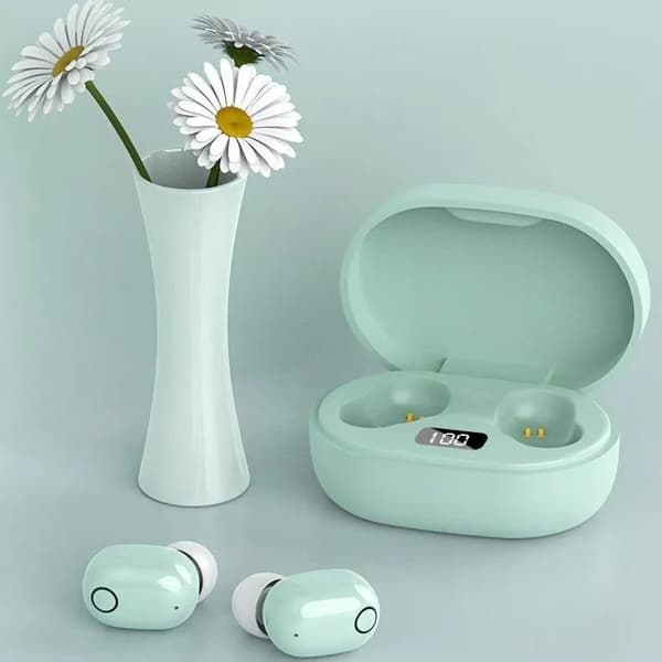Trådløst Bluetooth in-ear headset - grøn