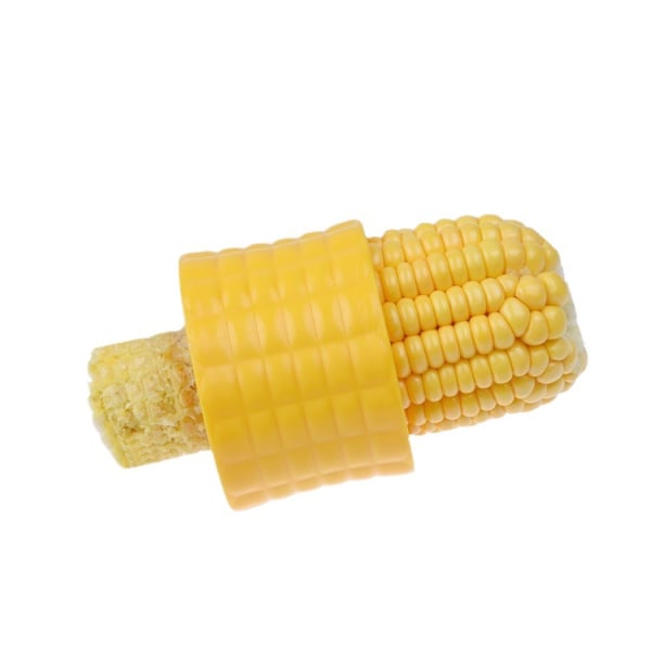Cob Corn stripper, Sweetcorn Kernel Remover Tool, gul, 7 x 5