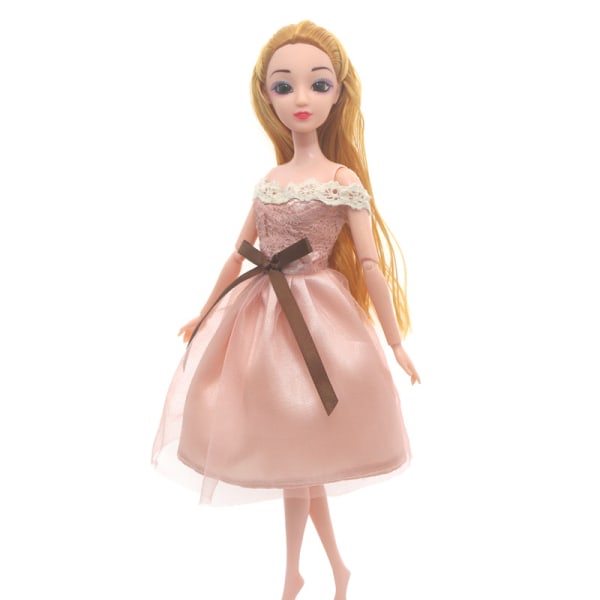 7 set färgglada babykläder, 30cm Barbie dockkläder, klänning