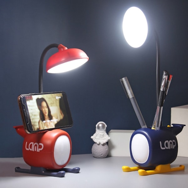 LED skrivebordslampe, tegneserie USB flybriller, skrivebordslampe, stud