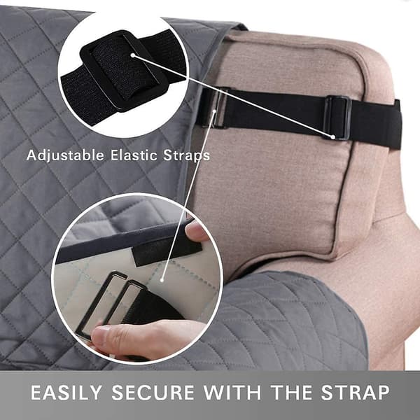 1-seters diamantmønstret sofaovertrekk ensfarget stretch vann