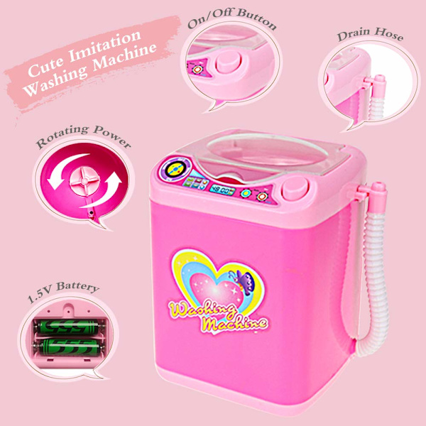 Mini Makeup Brush Cleaner Device Simulation Automatisk Rengöring W