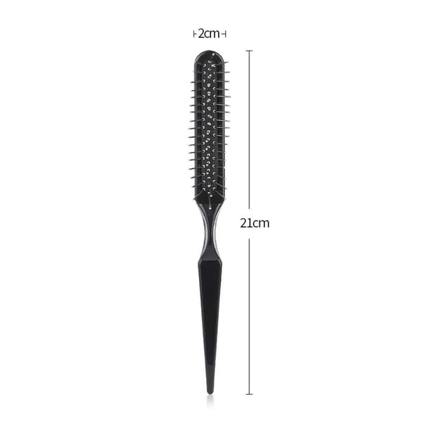 Hårtänger i rostfritt stål, perukborste, bredtandad kam, 3-pack