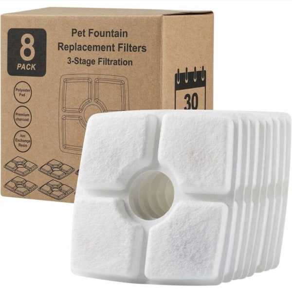 Pack Cat Drinker Filters (12cm Square), Triple Filtration, Replac