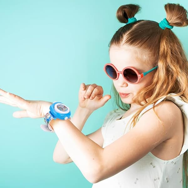 Barnklocka, Projektionsleksaker, Digital Armbandsur med Projektor,