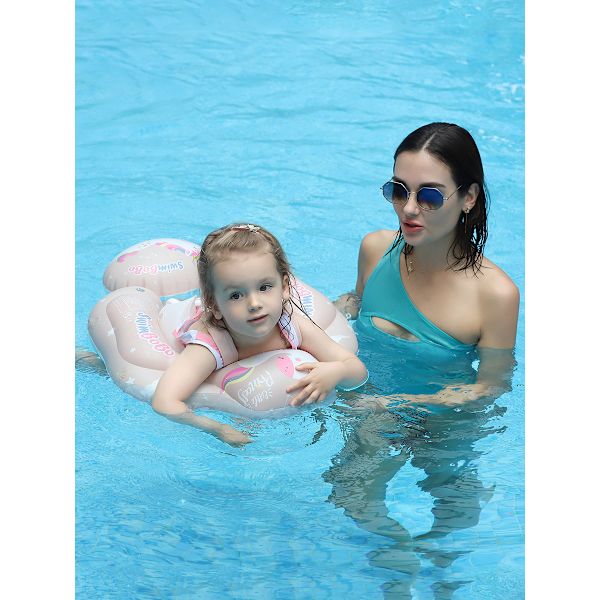 (s)Shenrongtong Baby Pool Float Ring - Holdbar og afslappende baby