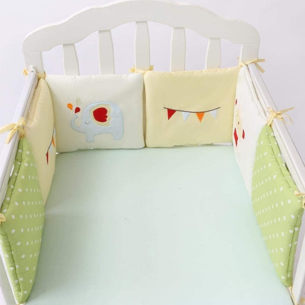 6kpl Bed Edge Nest Päänsuojaus Baby sängyn puskuri 30x30cm baby