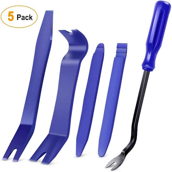 5PCS Auto Trim Removal Tool Kit No-Scratch Pry Tool Kit for Car