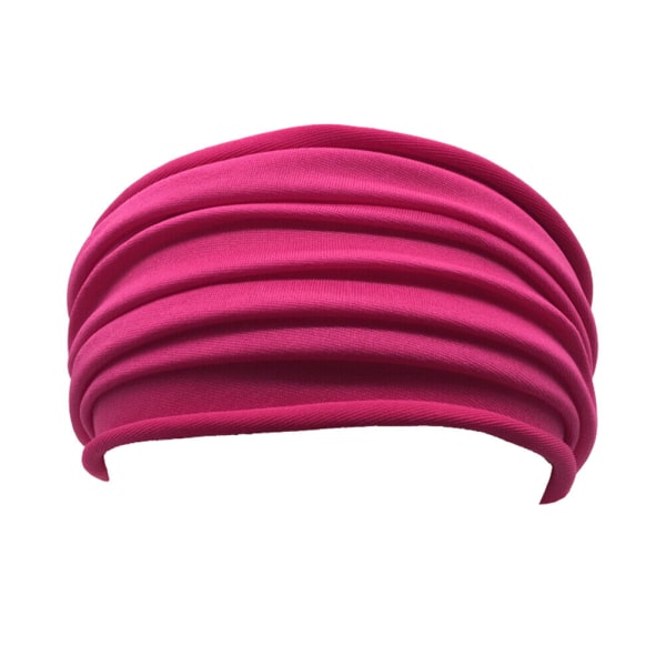 Soft Women Elastic Head Wrap Stretch Running Wide Hairband Y