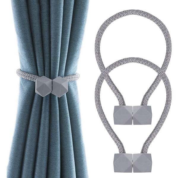 Magnetiska gardinbindningar (1 par), gardinbindningar Fashion Curt