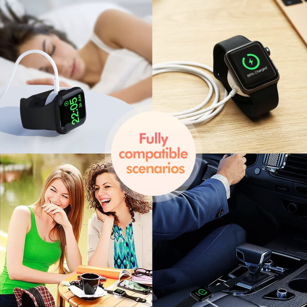 Apple Watch-lader [Apple MFI-sertifisering] Rask trådløs magne