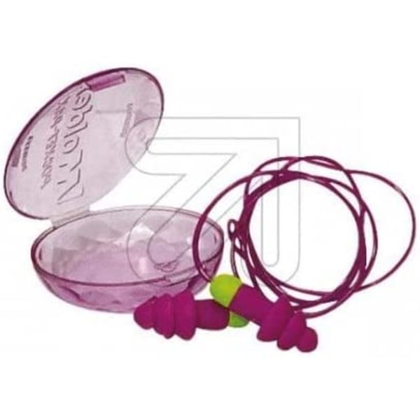 Vaskbare ørepropper med luftdempet blad og oppbevaringsboks - Pu