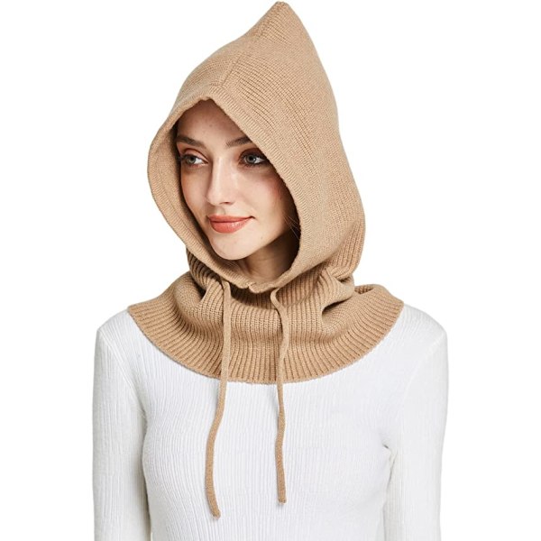 Winter Hats for Women, Warm Hooded Scarf Hat for Women Balaclava