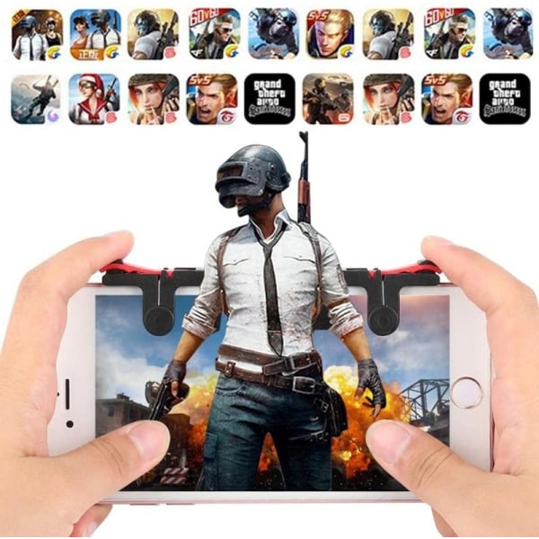 1 par Pubg Mobile Controller Gamepad Spillutløser Aim-knapp L1