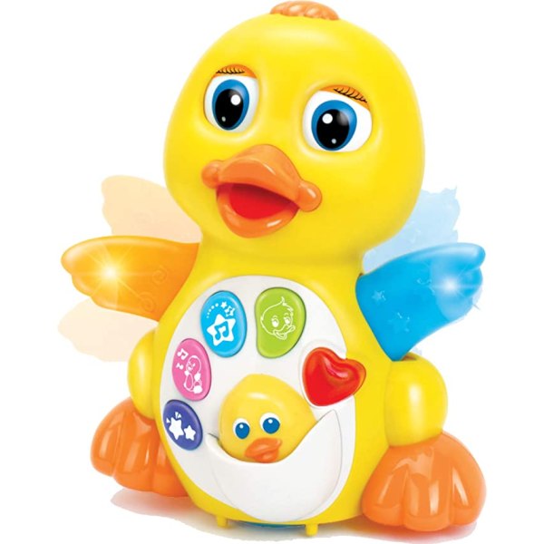 Baby Musical Toy Dancing Walking Yellow Duck Baby Toy with Music