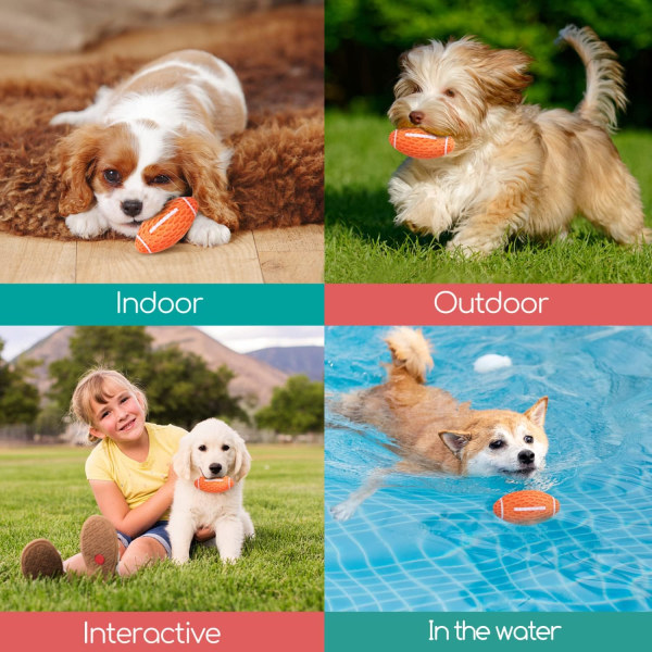 Hundleksaksboll, pipande hundboll, oförstörbar matta av naturgummi