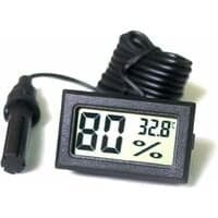LCD Integrerad Digital Tuner Termometer Hygrometer med Extern